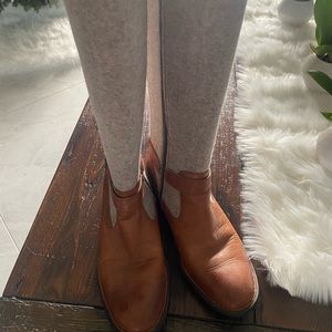 BORN Two toned knee high boot